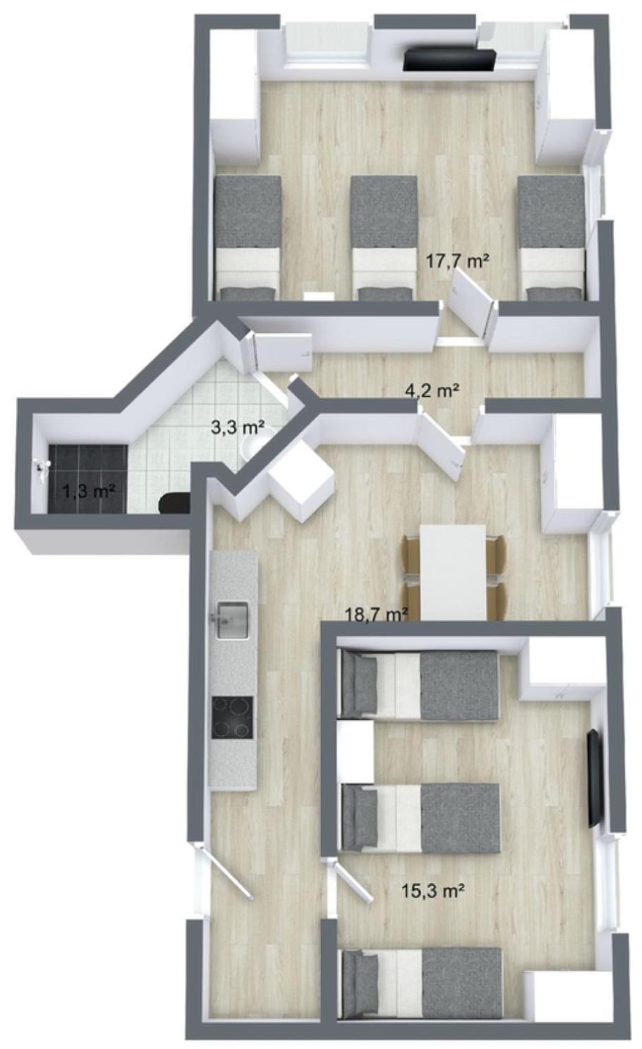 Apartment Altbau-citylofts Würzburg